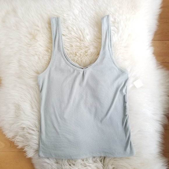 $5 Add-on | Super soft ribbed tank top (S) - Picture 2 of 7